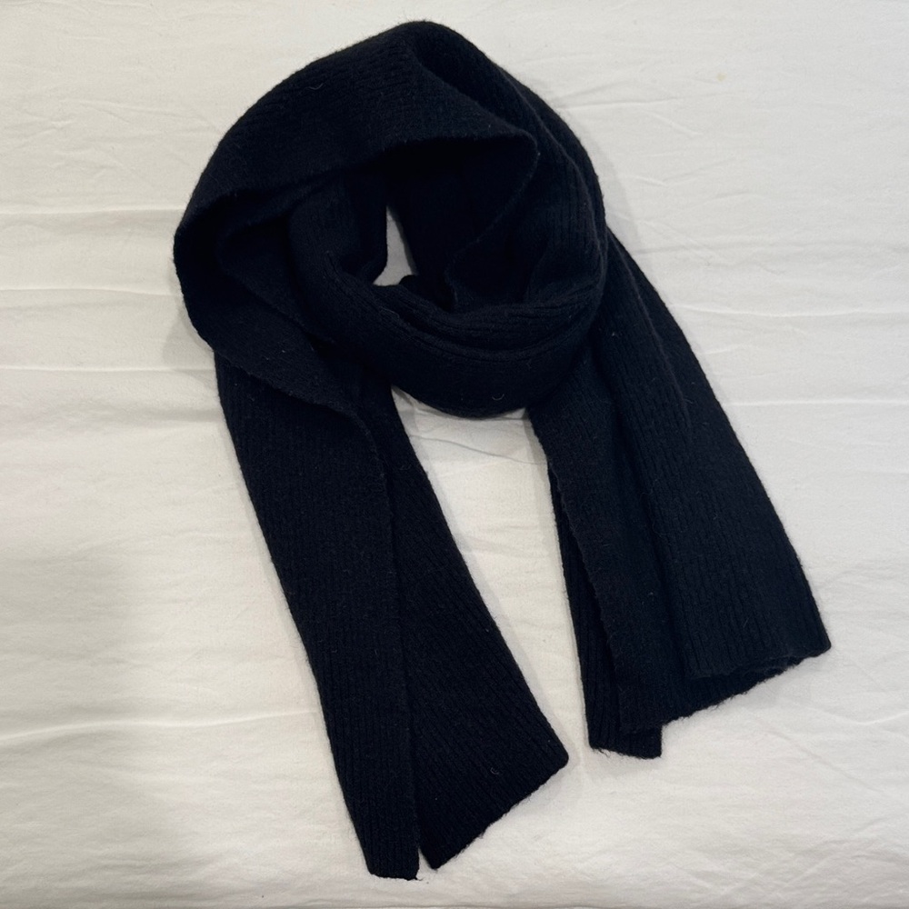 Classic Black Men's Scarf